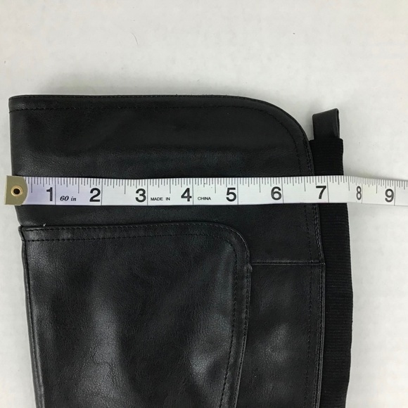 Angelina by De Blossom Black Tall “Tiffany” Boots - Picture 4 of 11